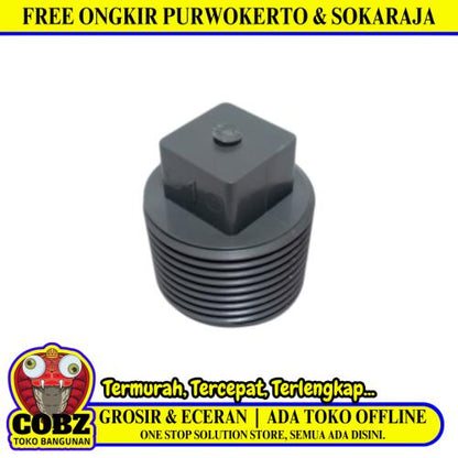 1 IN / RUCIKA AW Plug Cap Tutup Dop Drat Luar Fitting Pipa PVC