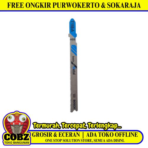 T 118A BOSCH Mata Jigsaw Blade Gergaji Pedang Potong Besi Logam