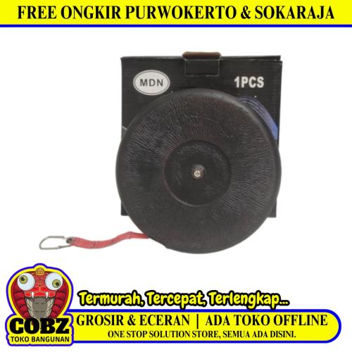 50 M / MDN Meteran Tancap Roll Gulung Alat Ukur Measuring Tape