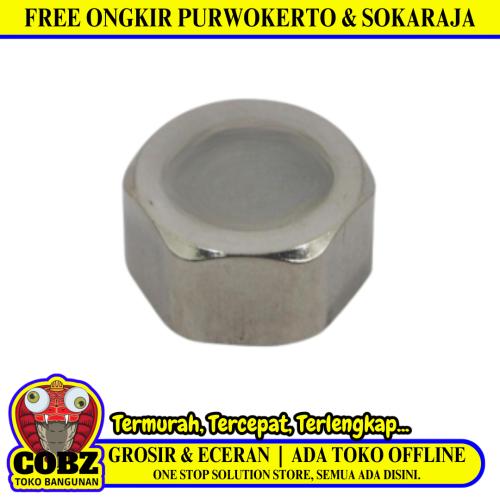 1/2 IN / TM Dop Drat Dalam Sambungan Fitting Tutup Pipa Stainless