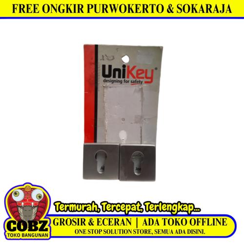 D 5 CM / UNIKEY Ring Kunci Tutup Lubang Silinder Pintu Stainless Set
