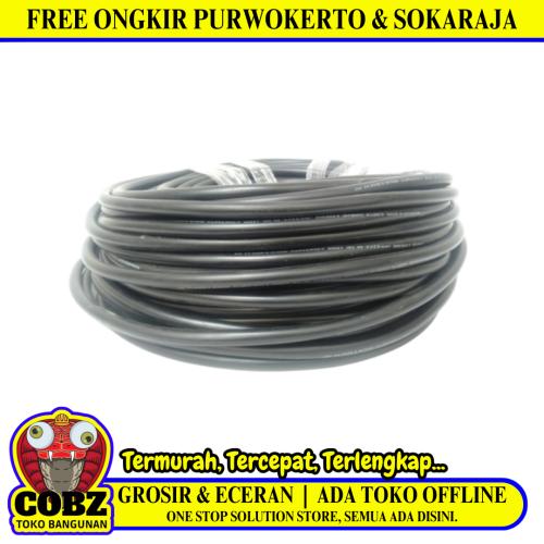 2 INTI x 2.5 MM / TM NYMHY Serabut Kabel Tembaga SNI Hitam Meter