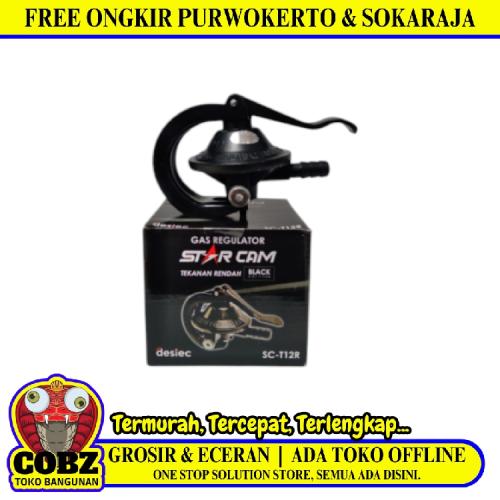 STAR CAMSC-T12R Regulator Kepala Tabung Gas LPG Tekanan Rendah Low Pressure