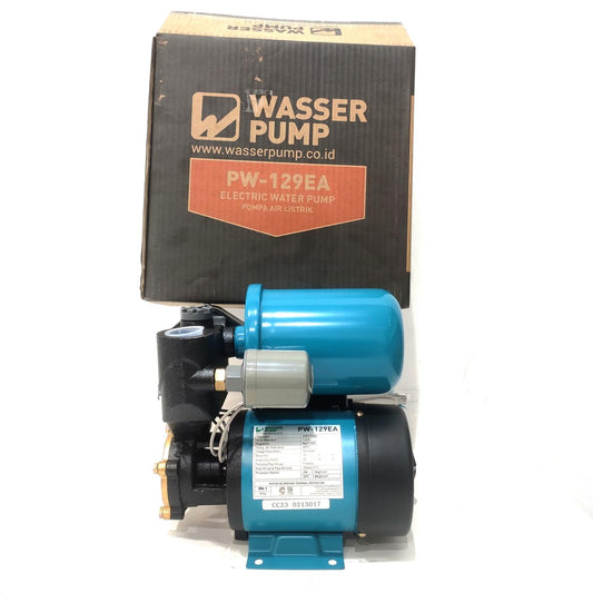 WASSER PW 129EA Pompa Air Sumur Dangkal Semi Jet Pump Otomatis Set