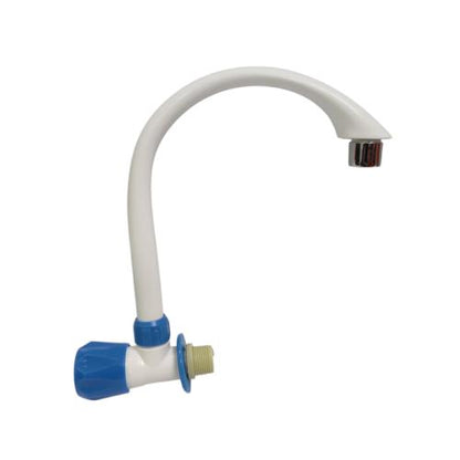 1/2 IN / NEVADA 02 Kran Angsa Sink Bak Cuci Piring Tembok Plastik PVC