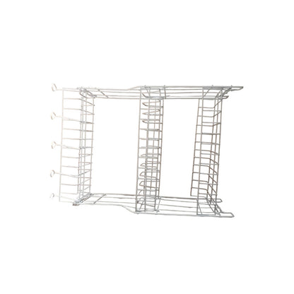 3 SUSUN / SELO RPL03 Rak Dapur Tempat Piring Gelas Stainless Putih Set