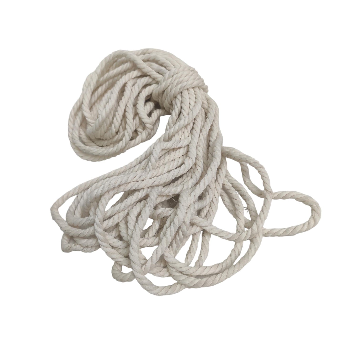 6 MM x 15 M / COBZ Tali Tiang bendera Upacara Putih