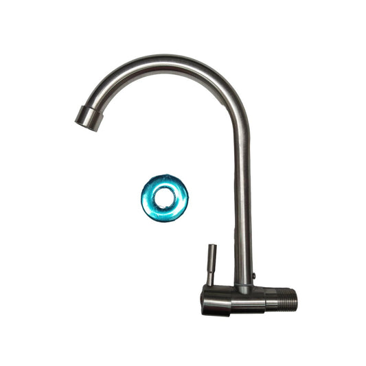 1/2 IN / COBZ CBABH03 Kran Angsa Sink Bak Cuci Piring Tembok Stainless