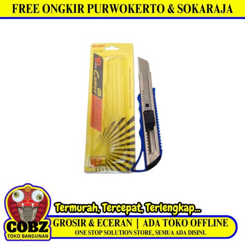 LINKO CT-123 Pisau Cutter Pemotong Kertas Utility Heavy Duty Blade Besar