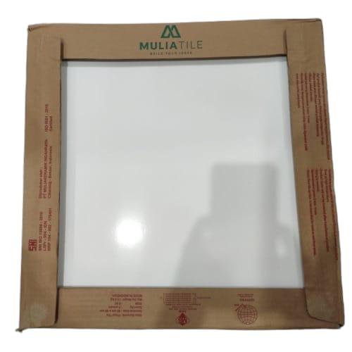 40 CM X 40 CM / ACCURA Keramik Lantai Rumah Glossy White Dus