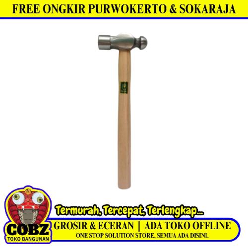 3/4 LB / FUKUDA-052 Palu Martil Konde Ballpoint Hammer Gagang Bahan Kayu