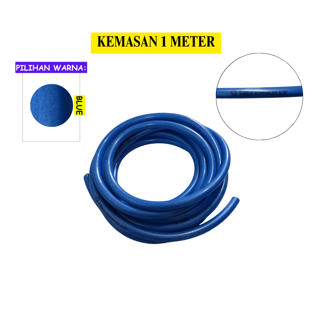 MILLIARD DOFF Selang Air Universal Taman Cuci Mobil Elastis Meter
