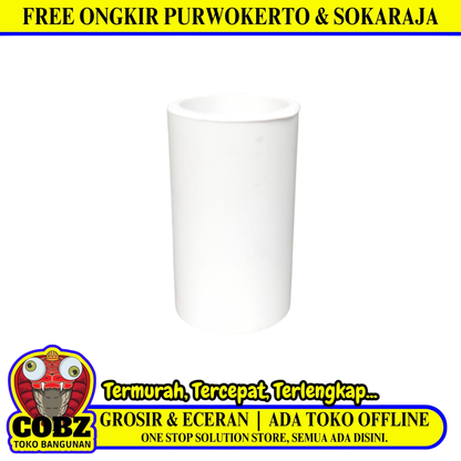 20 MM / TM Sok Shock Socket Sambungan Fitting Pipa Listrik PVC Putih