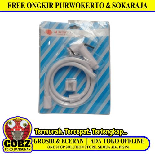 1/2 IN x 110 CM / AUGUSTO Jet Shower Cebok Toilet Plastik PVC Set