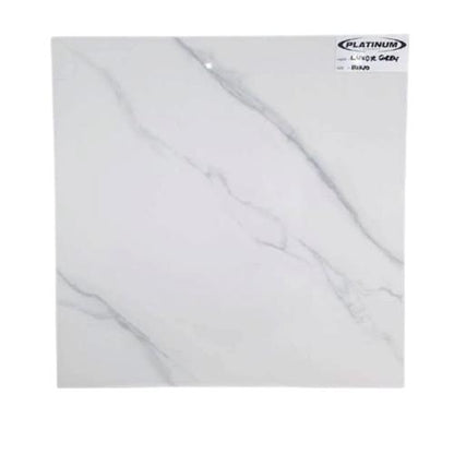50 CM x 50 CM / PLATINUM LUXOR Keramik Lantai Rumah Glossy Grey Dus