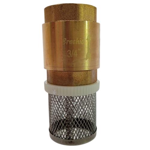 3/4 IN / BRACHIO Foot Klep Valve Saringan Pipa Pompa Torrent Kuningan