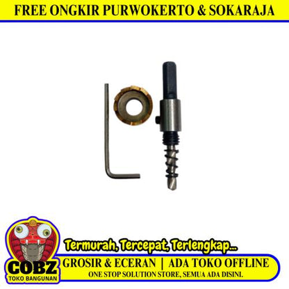 20 MM / HSS Hole Saw Mata Bor Hidroponik Pelubang Besi Plastik PVC