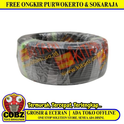 1 INTI x 1.5 MM / TM NYAF Serabut Kabel Tembaga SNI HItam Meter