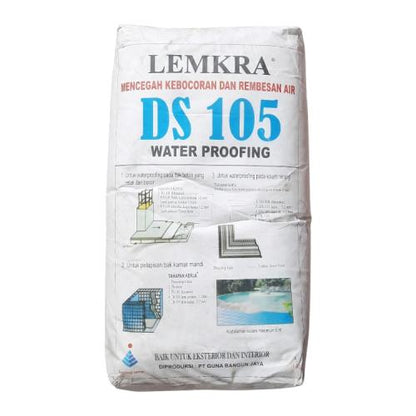 30 KG / LEMKRA DS 105 Semen Waterproofing Pelapis Anti Bocor Putih Sak