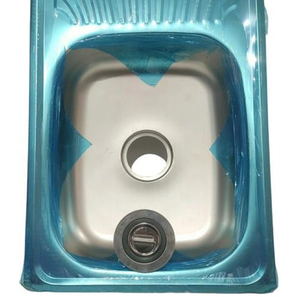 96 CM X 43 CM X 14 CM / NAGOYA Bak Cuci Piring Washbak 1 Lubang + Acc Set