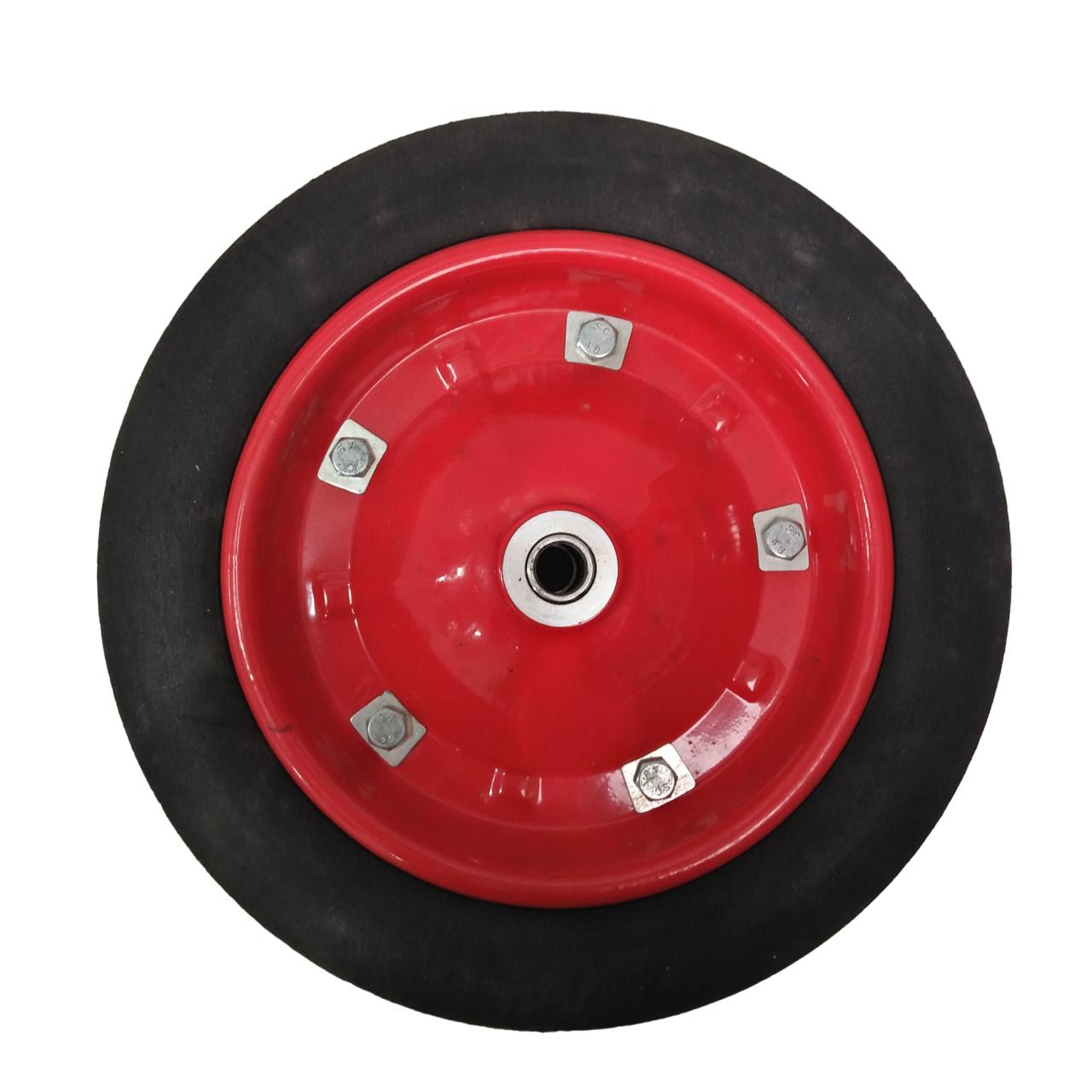 8 IN/MANCINI KOTAK Roda Ban Mati Gerobak Angkong Sorong Pasir Cor Set