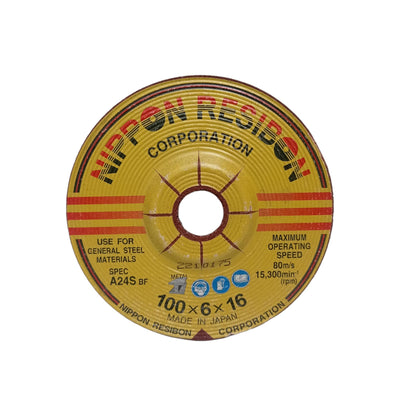 4 IN / NIPPON A24S Metal Grinding Mata Gerinda Poles Asah Besi