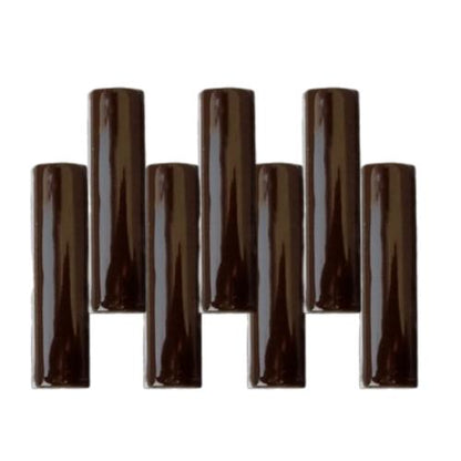 10 CM / TM Kuku Macan Bon Bon Lis Keramik Polos Brown Lembar