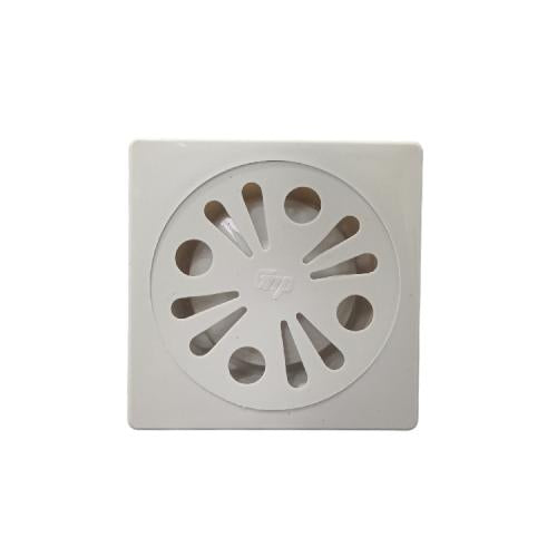 4 IN / GNP Saringan Got Leher Pendek Floor Drain PVC Putih