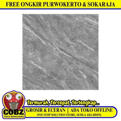 60 CM x 60 CM / SERENITY STONE GRIGIO - CONNECTED Granit Lantai Rumah Glossy Dus