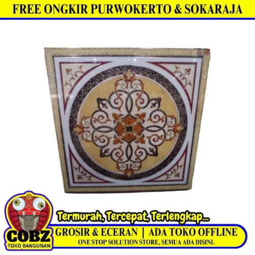 60 CM X 60 CM / VIVA ORHA 6421 Granit Lantai Motif Pola 4 Pcs Set