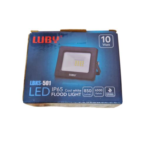 10 WATT / LUBY Lampu Kap Sorot Tembak Jalan Flood Light Warm White