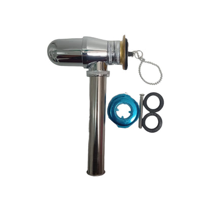 1 1/4 IN / TM 33 Sifon Botol Saringan Pipa Wastafel Stainless Set