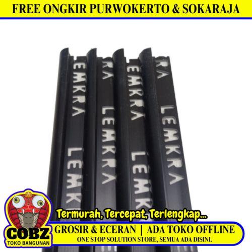 240 CM / LEMKRA Tile Trim Lis List Keramik Granit Plastik PVC Hitam Batang