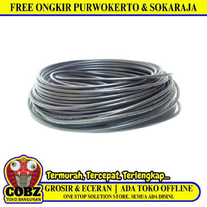 1 INTI x 2.5 MM / TM NYA F Serabut Kabel Tembaga SNI Hitam Meter