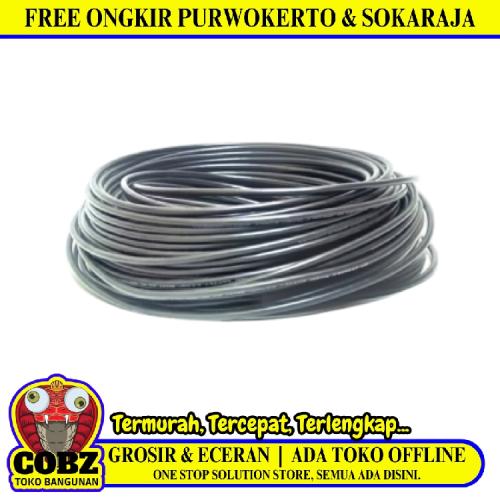 1 INTI x 2.5 MM / TM NYA F Serabut Kabel Tembaga SNI Hitam Meter