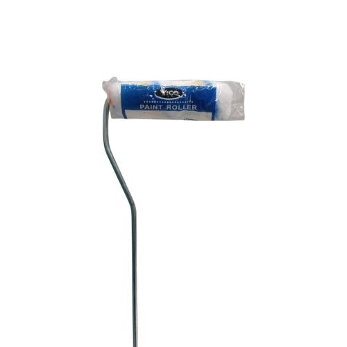 4 IN / VICO Kuas Busa Roll Cat Tembok Kayu Besi Kecil + Gagang Set