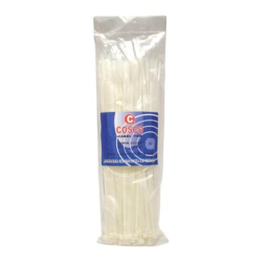2.5 MM x 200 MM / COSCO Kabel Cable Ties Tali Ripet 20 CM Putih Pack