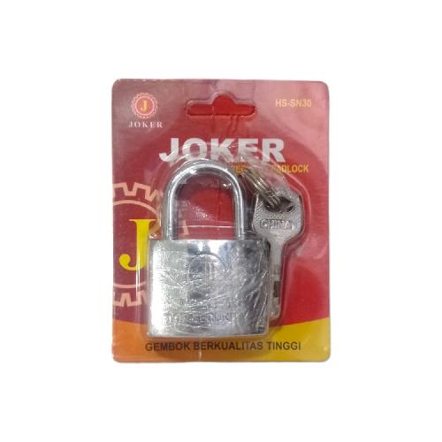 30 MM / JOKER Gembok Pintu Pagar Padlock Anti Maling Leher Pendek