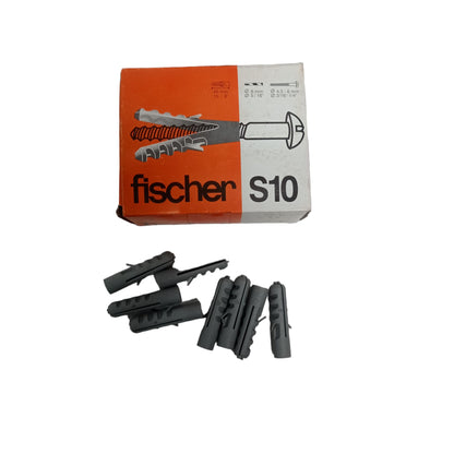 S 10 / GM Angkur Dinding Dudukan Baut Sekrup Tembok PVC Ecer Dus