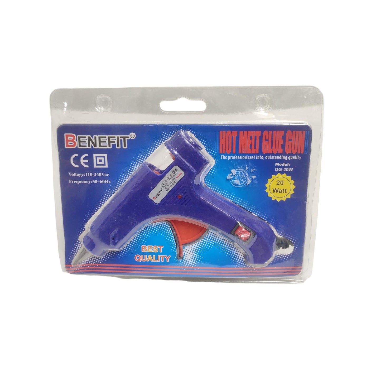 BENEFIT Alat Lem Tembak Lilin Bakar Hot Melt Glue Gun