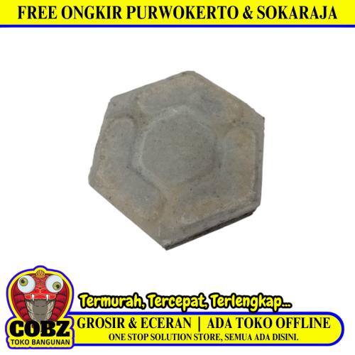 17 CM x 19.5 CM / TM SEGI 6 MOTIF Bata Paving Block Conblock Parkiran Teras Biji