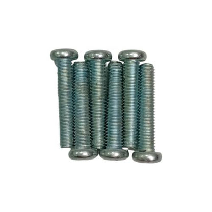 M 5 x 25 MM / TM Baut JP Kepala Pentol Bulat Plus Putih Biji