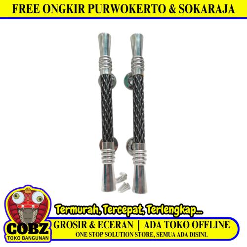 35 CM / BLUESKY Tarikan Pegangan Pull Handle Pintu SS Hitam Set