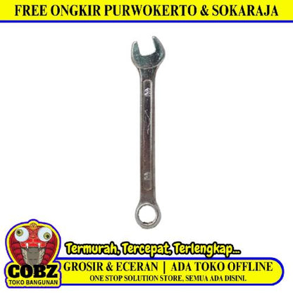 11 MM / TM Kunci Ring Pas Kombinasi Combination Wrench Chrome