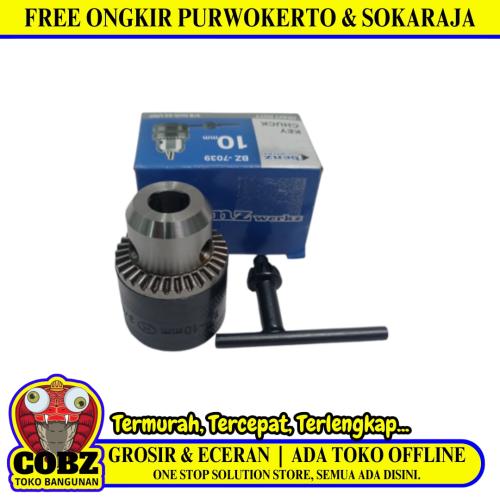 1.5 MM - 10 MM x 3/8 IN / BENZ WERK Cucut Kepala Mesin Bor Head Chuck Drill