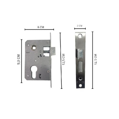 N. DIOR Handle Door Lock Tarikan Handle Kunci Pintu Kecil Set