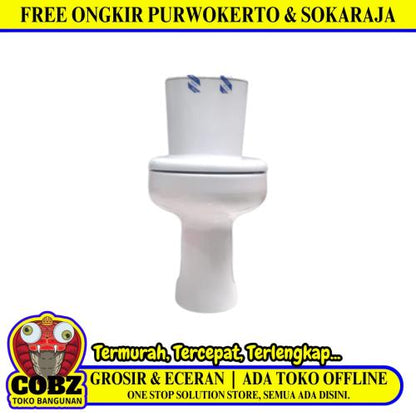 75 CM x 40 CM x 75 CM / TOTO CW 415 Monoblok Kloset Duduk Tangki Putih Set
