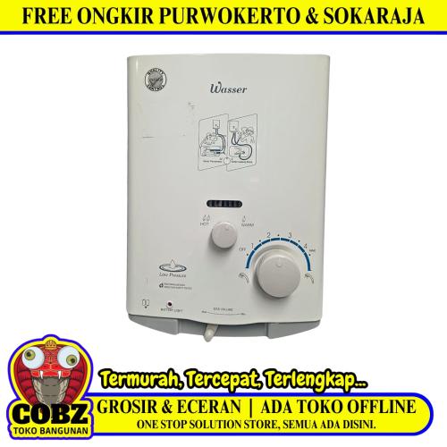 5 L / WASSER WH-506 A Water Heater Pemanas Air Kamar Mandi Gas Set