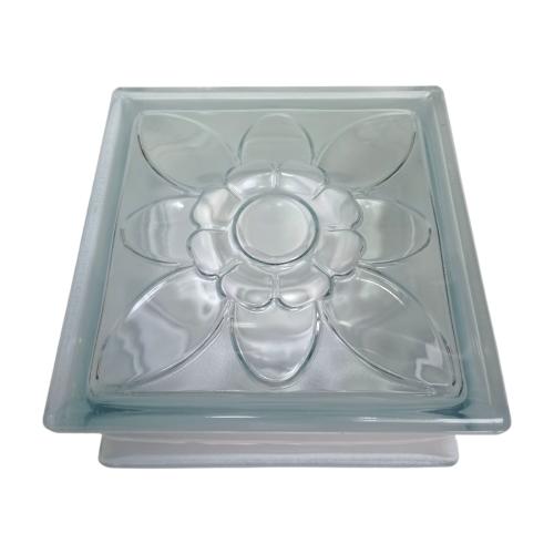 190 MM x 190 MM x 95 MM / MULIA SANUR Glassblock Rooster Blok Kaca Biji