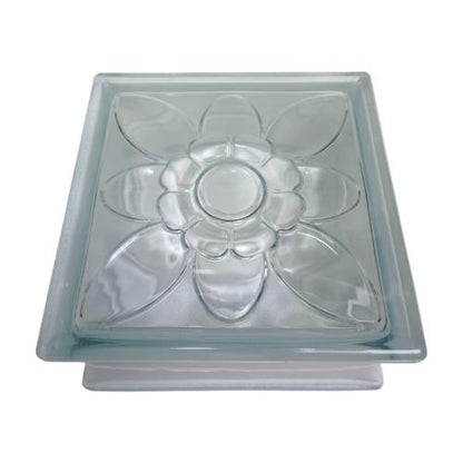 190 MM x 190 MM x 95 MM / MULIA SANUR Glassblock Rooster Blok Kaca Biji